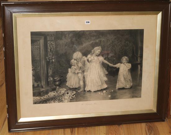 A pair of Edwardian prints